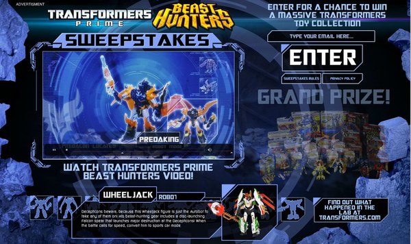 Transformers Beast Hunters Sweepstakes Video Trailer Now Playing On Cartoon Network (1 of 1)